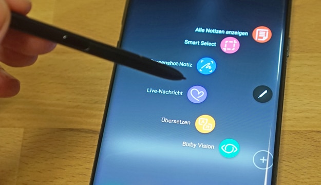 Samsung Galaxy Note 8 Test
