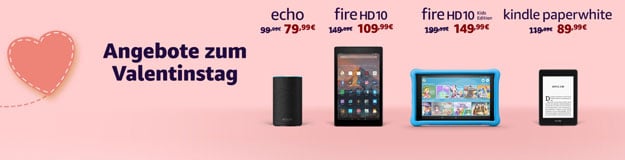 Amazon Valentinstag 2019 Aktion: Angebote zum Verlieben