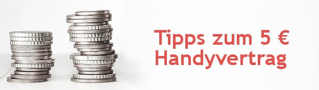 Handyvertrag unter 5 Euro