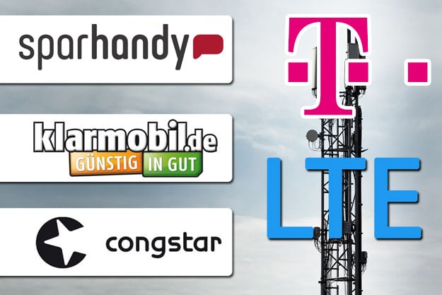 Telekom LTE im Vergleich Highspeed bei congstar, klarmobil, mobilcom-debitel im Telekom-Netz