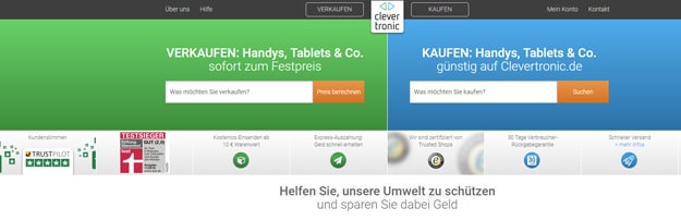clevertronic Erfahrungen und Handy kaufen