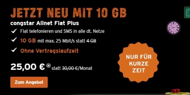 congstar Allnet Flat (Plus) Aktion