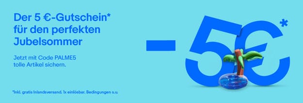 eBay Aktion mit 5 € Gutschein auf ausgewählte Produkte: Dank Code bestimmte Artikel sogar gratis abstauben