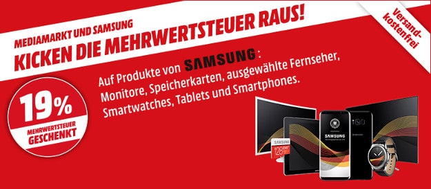 Mehrwertsteuer geschenkt MediaMarkt