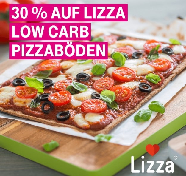 Telekom Mega-Deal mit 30 Prozent Rabatt auf alle Low-Carb-Pizzaböden von Lizza