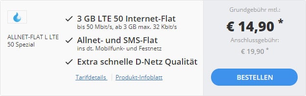 sparhandy allnet flat lte 3 gb