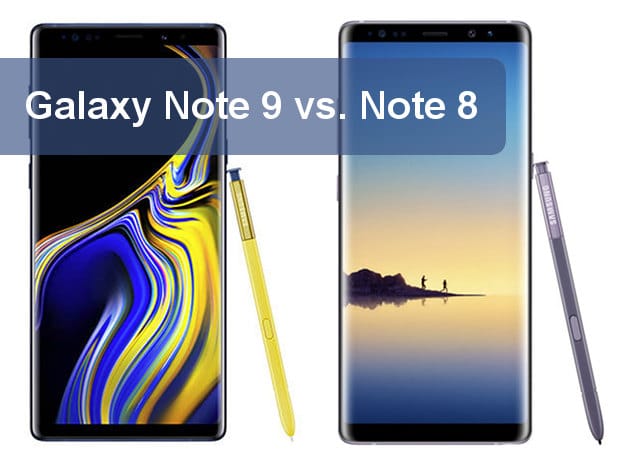 Samsung Galaxy Note 9 vs. Samsung Galaxy Note 8
