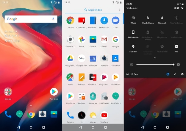 OnePlus 6 Test UI