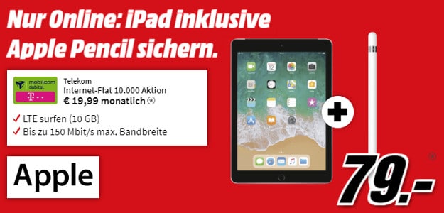 ipad wifi lte + 10 gb lte telekom