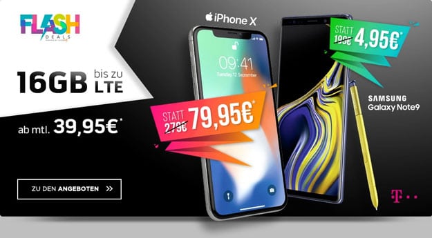 iPhone X + Telekom Magenta Mobil M / M Young