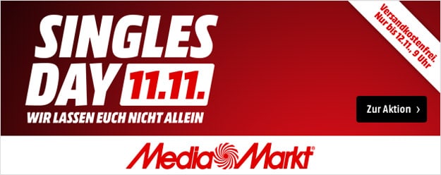 MediaMarkt Singles Day 2018: Krasse Tarif-Deals und Hardware zum Schnäppchenpreis- der große Überblick!