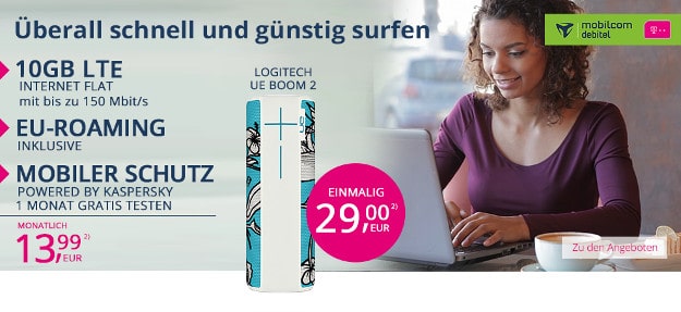 10 GB LTE Datenflat JBL Lautsprecher