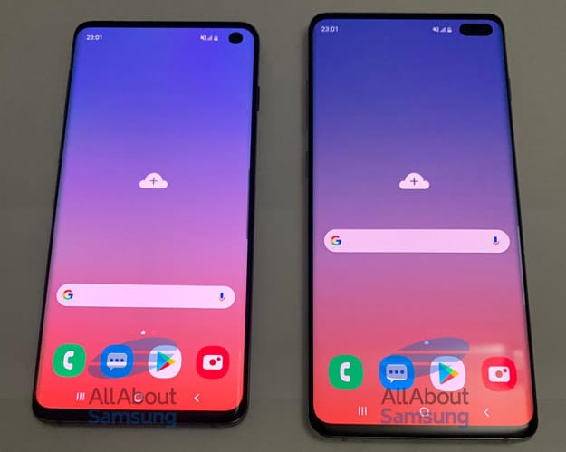Samsung Galaxy S10 und Samsung Galaxy S10 Plus