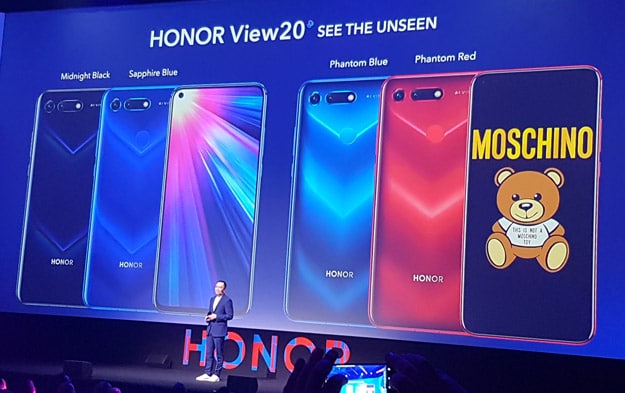 Honor View 20 Test - alle Farben