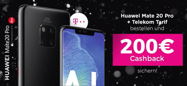 Huawei Mate 20 Pro + Telekom Magenta Mobil M bei Handyflash