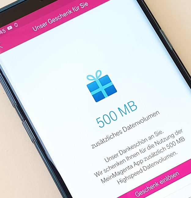 telekom geschenk 500mb