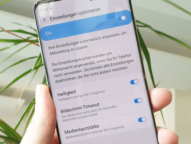 Samsung Galaxy S10 Akku Test