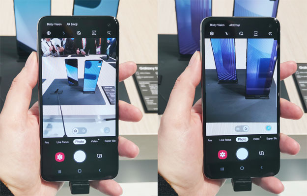Zwei Zoomstufen beim Samsung Galaxy s10e im Test ausprobiert