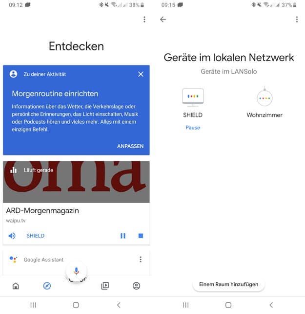 Google Home Mini Test