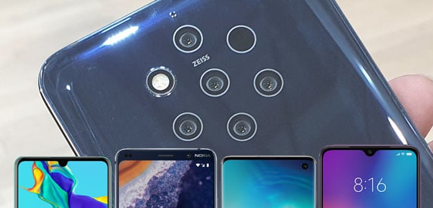 Nokia 9 PureView vs. Samsung Galaxy S10, Huawei P30 und Xiaomi Mi 9