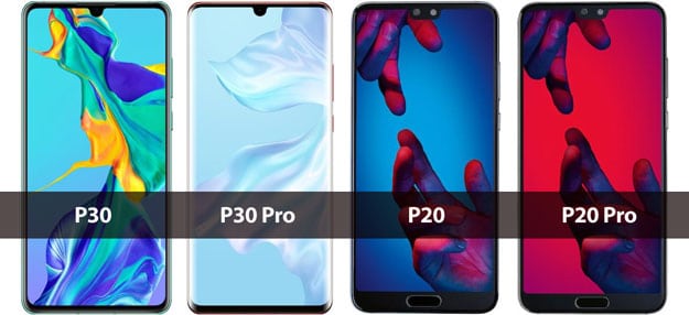 Huawei P30, Huawei P30 Pro, Huawei P20, Huawei P20 Pro im Vergleich: Die Vor- und Nachteile im Specs-Check - lohnt der Umstieg?