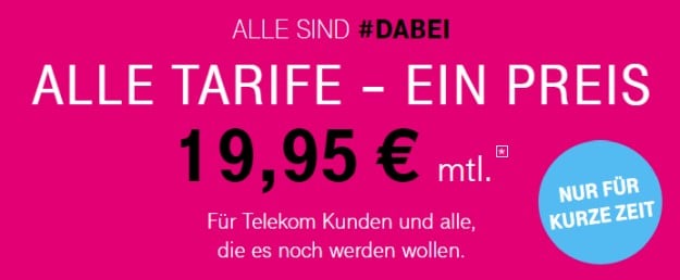 Telekom Tarif-Aktion #dabei