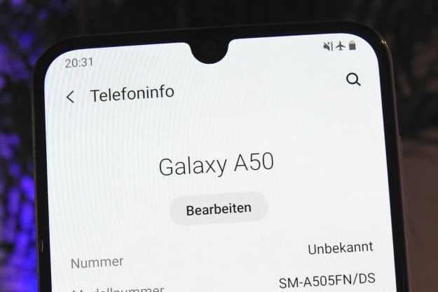 Samsung Galaxy A50 Test