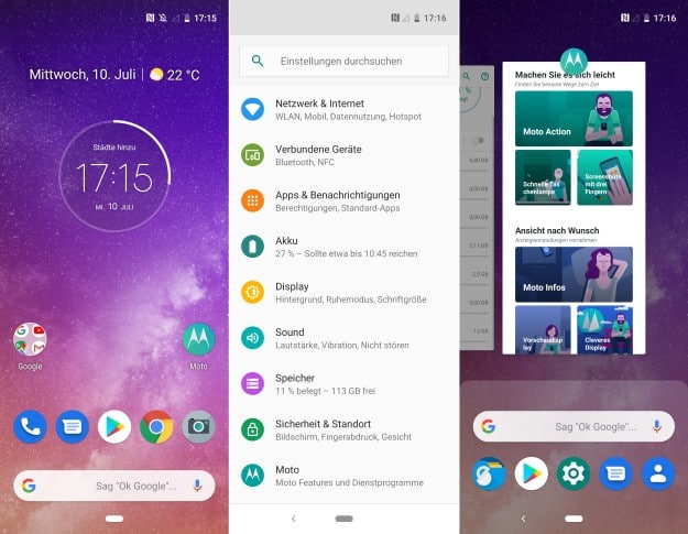 Motorola Moto One Vision Test