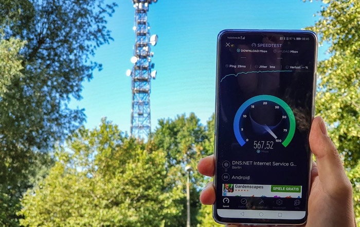 Vodafone startet 5G-Stationen in Berlin und weiteren Städten