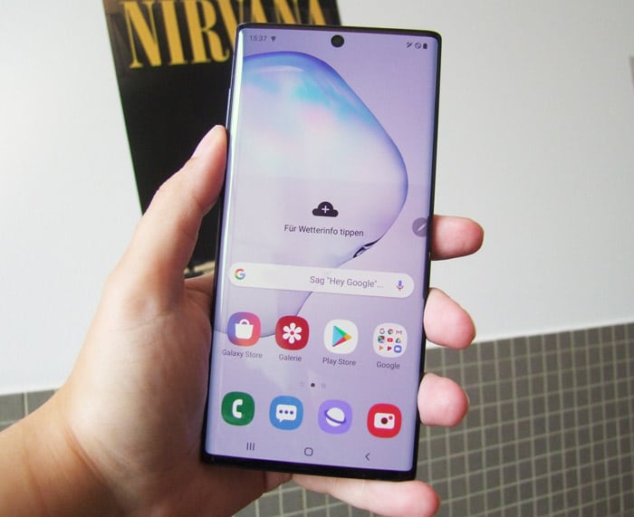 Samsung Galaxy Note 10 Test - Display, Bildschirm