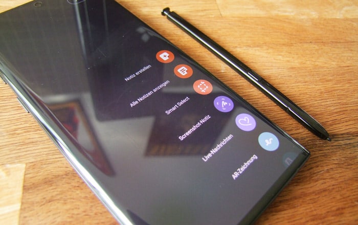 Samsung Galaxy Note 10 im Test - S-Pen, Schreiben, Bedienung