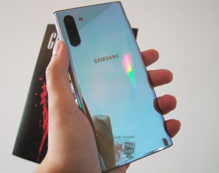 Samsung Galaxy Note 10 Test - Rückseite, Design, Kamera